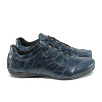 Adidași Teen - piele - bleumarin - SM110392