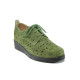 Pantofi pentru femei egale - nubuc naturale - verde - SM110472