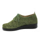 Pantofi pentru femei egale - nubuc naturale - verde - SM110472