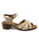 Sandale femei - piele - bej - SM110532