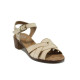 Sandale femei - piele - bej - SM110532