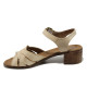 Sandale femei - piele - bej - SM110532