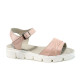 Sandale femei - piele - roz - SM110536