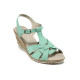 Sandale femei - piele - verde - SM110572