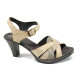 Sandale femei - piele - maro - SM110575