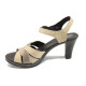 Sandale femei - piele - maro - SM110575