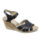 Sandale femei - piele - albastru - SM110577