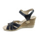 Sandale femei - piele - albastru - SM110577