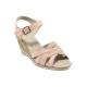 Sandale femei - piele - roz - SM110578