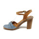 Sandale femei - piele - albastru - SM110763