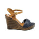 Sandale femei - piele - albastru - SM110769