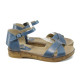 Sandale femei - piele - albastru - SM110762