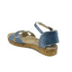 Sandale femei - piele - albastru - SM110762