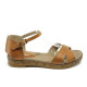 Sandale femei - piele - maro - SM110761