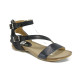 Sandale femei - piele - negri - SM110804