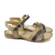 Sandale femei - piele - bej - SM110805