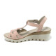 Sandale femei - piele - roz - SM110822