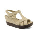 Sandale femei - piele - bej - SM110840