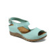 Sandale femei - piele - verde - SM110924