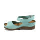 Sandale femei - piele - verde - SM110924