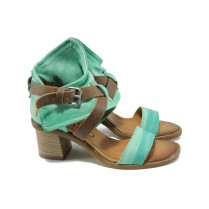 Sandale femei - piele - verde - SM111042