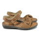 Sandale femei - piele - maro - SM111052