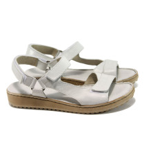 Sandale femei - piele - alb - SM111054