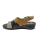 Sandale femei - piele - maro - SM111116