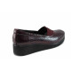 Pantofi cu tocuri mediu - piele - bordeaux - SM111359