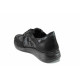 Pantofi cu tocuri mediu - piele - negri - SM111360