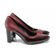 Pantofi cu tocuri inalte - piele - bordeaux - SM111484