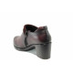 Pantofi cu tocuri mediu - piele - bordeaux - SM111486