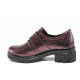 Pantofi cu tocuri mediu - piele - bordeaux - SM111566