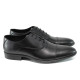 Pantofi elegante bărbătești - piele - negri - SM110555