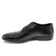 Pantofi elegante bărbătești - piele - negri - SM110555