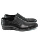 Pantofi elegante bărbătești - piele - negri - SM110556