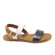 Sandale femei - piele - bleumarin - SM110440