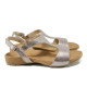 Sandale femei - piele - albastru - SM110499