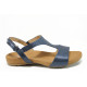 Sandale femei - piele - albastru - SM110499