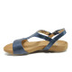 Sandale femei - piele - albastru - SM110499