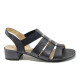 Sandale femei - piele - negri - SM110509