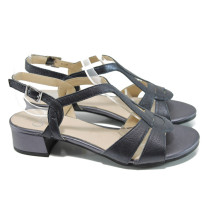 Sandale femei - piele - bleumarin - SM110562