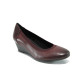 Platforma de pantofi - piele - bordeaux - SM111112