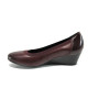 Platforma de pantofi - piele - bordeaux - SM111112