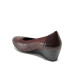 Platforma de pantofi - piele - bordeaux - SM111112