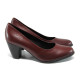 Pantofi cu tocuri inalte - piele - bordeaux - SM111172