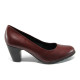 Pantofi cu tocuri inalte - piele - bordeaux - SM111172