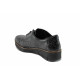 Pantofi pentru femei egale - piele combinate cu eco-piele - negri - SM111375