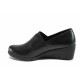 Platforma de pantofi - piele - negri - SM111372