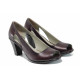 Pantofi cu tocuri inalte - piele - bordeaux - SM112399